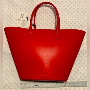 Mansur Gavriel Red Triangle Tote